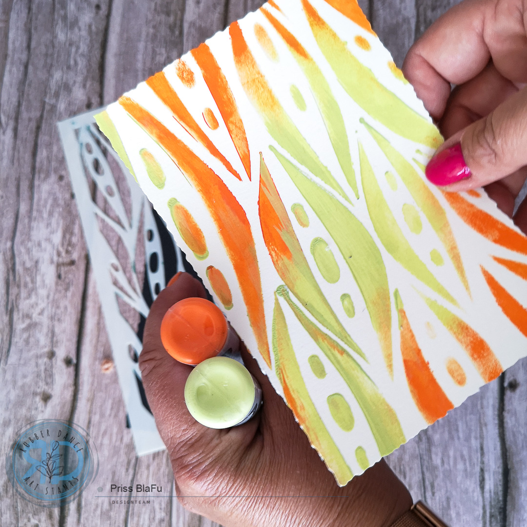 Mixed Media Card with Inky Friends – Rubber Dance Art Stamps Blog