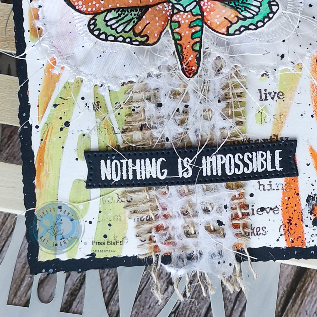 Mixed Media Card with Inky Friends – Rubber Dance Art Stamps Blog