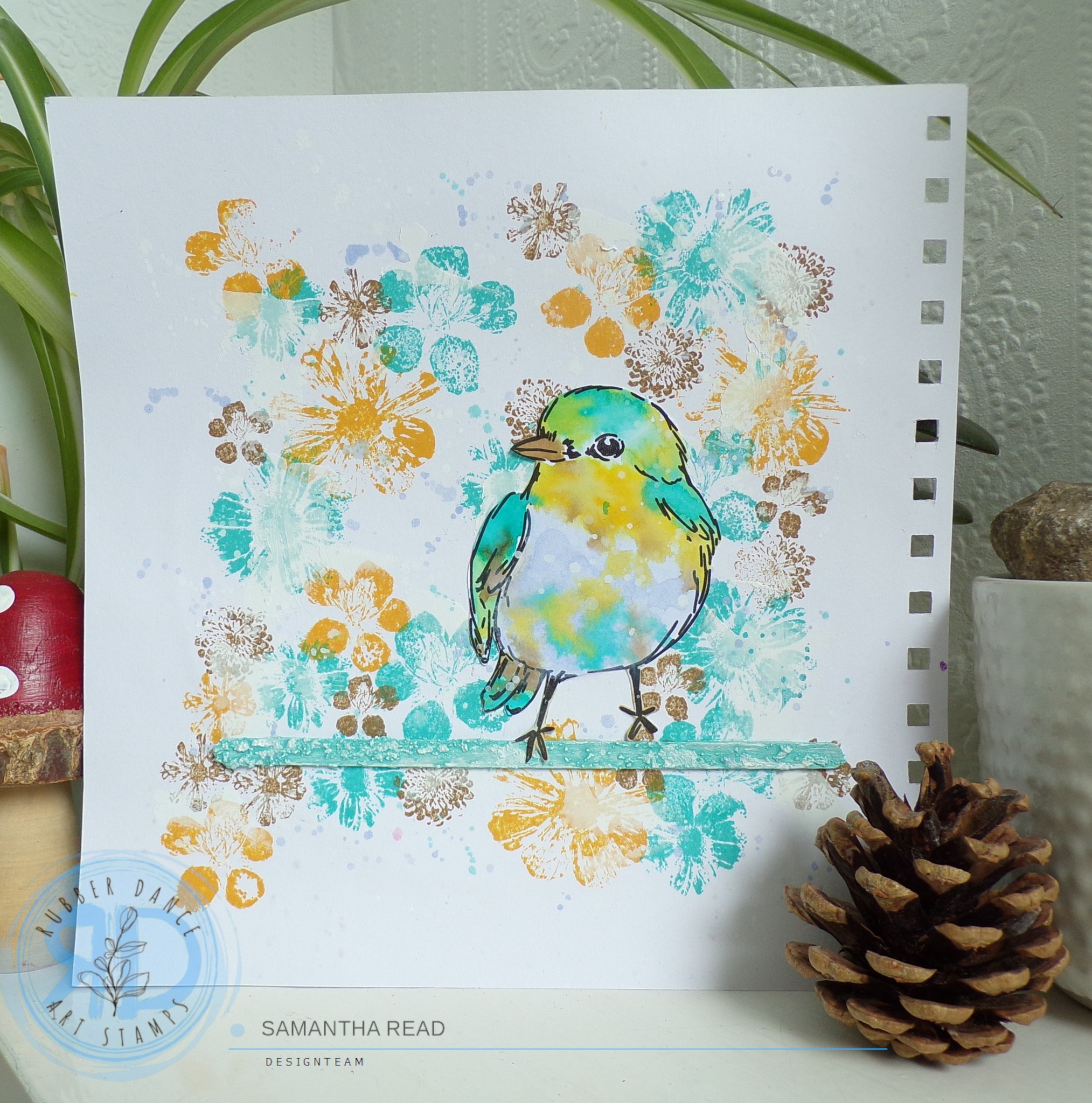 October Moodboard Challenge Inspiration Rubber Dance Art Stamps Blog