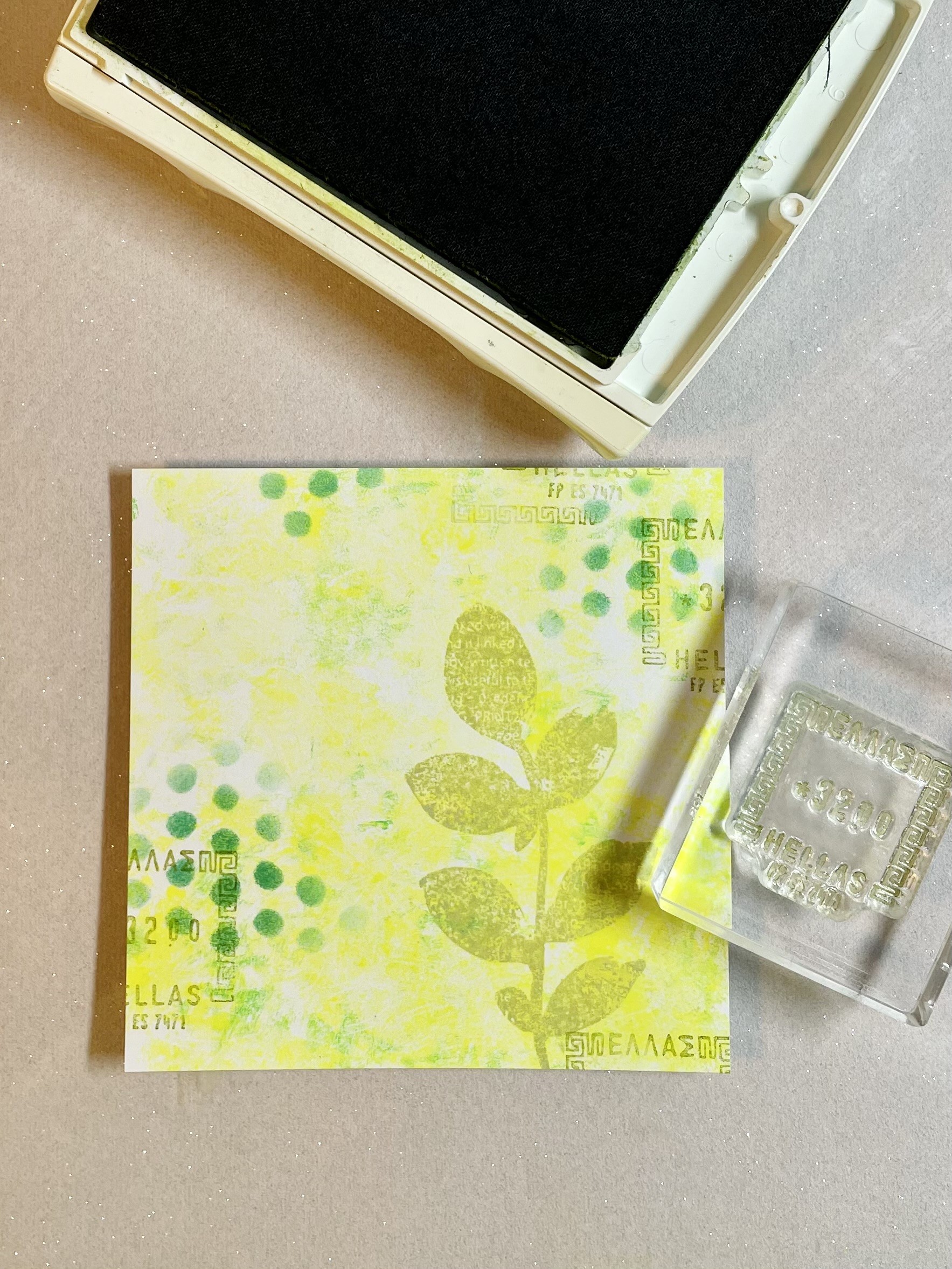 Inky Friends Page – Mixed Media Tutorial – Rubber Dance Art Stamps Blog