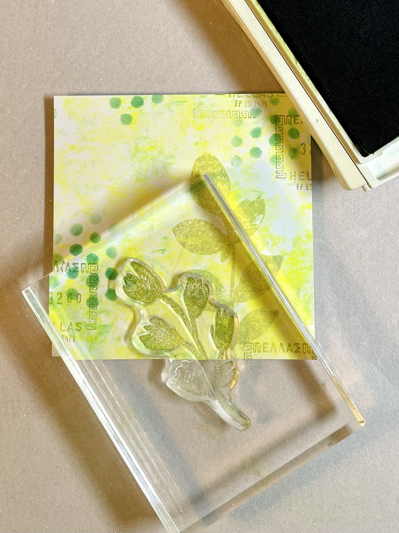 Inky Friends Page – Mixed Media Tutorial – Rubber Dance Art Stamps Blog