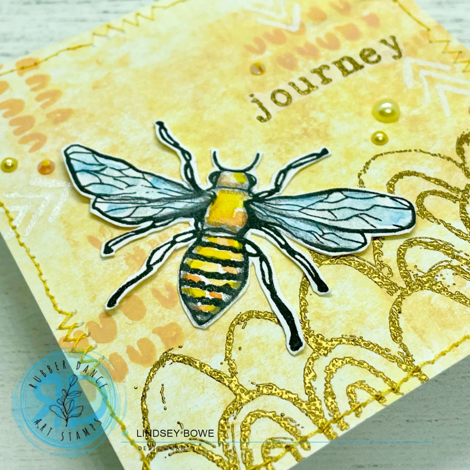 Mixed Media Spread with Inky Friends – Rubber Dance Art Stamps Blog