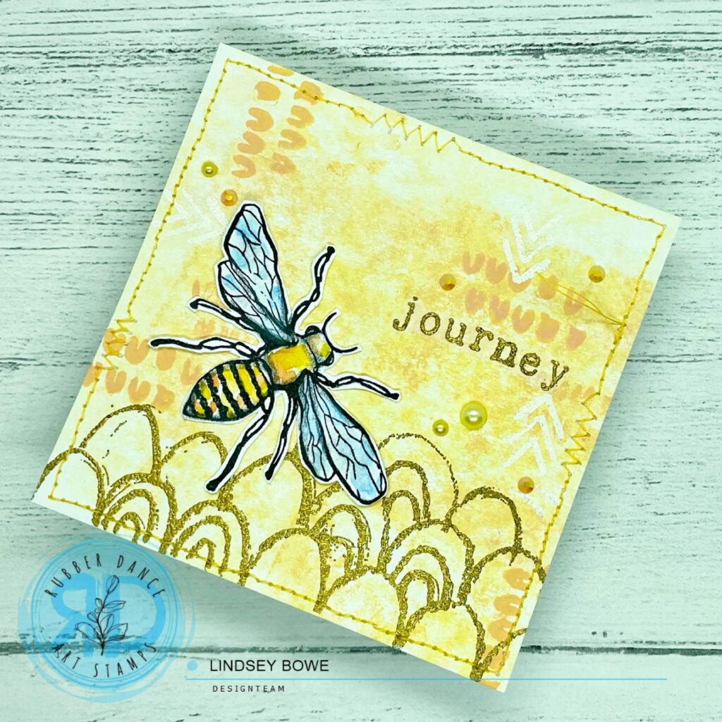 Mixed Media Spread with Inky Friends – Rubber Dance Art Stamps Blog