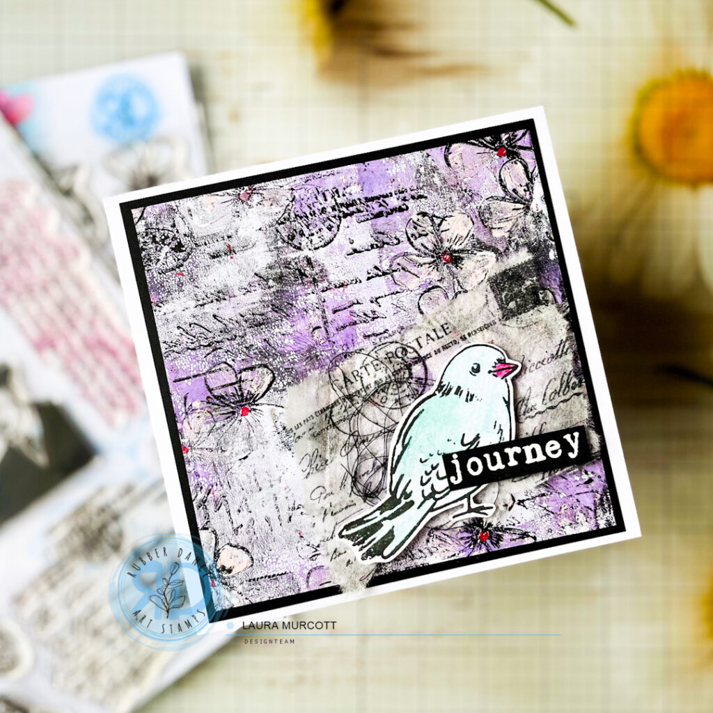 Use your Stamps on your Gel Plate & Mixed Media Card Making – Rubber ...
