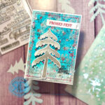 Greeting card with XMas Trees 2 151FF481-11EF-4975-8AB8-904BF72C1CF9