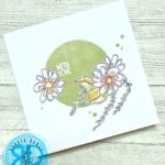 Greetings Card with Sketchy Flowers & Magicals 1