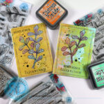 Birthday Cards with Gelli Prints and Collage Leaves 3 SannaLippert_stampedMMcards_full2_IG