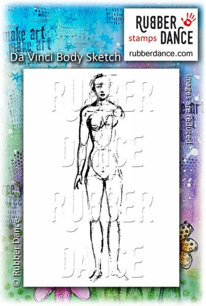 Da Vinci Body Sketch