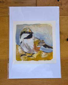 Hudsonmeise - Mixed Media Zeichnung
